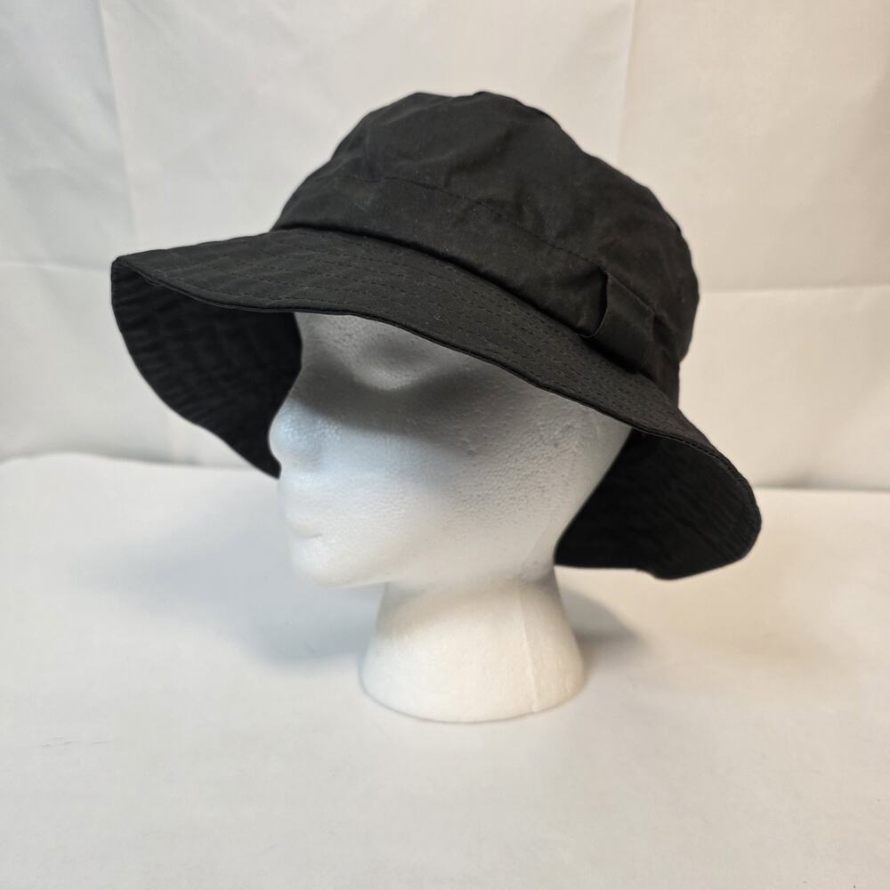 Antartex Waxed Cotton Bucket Hat Dark Gray Size M Scotland Rain Scotland Vintage